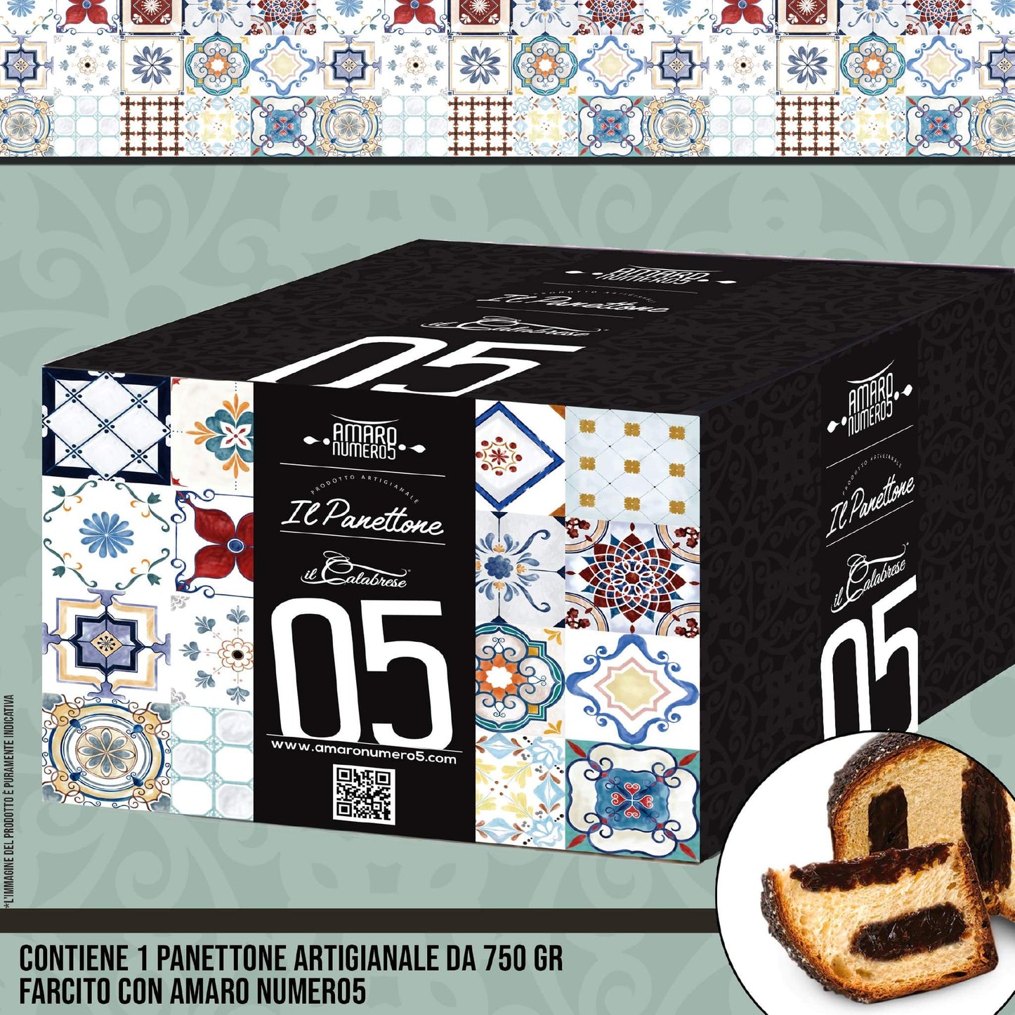 Panettone Artigianale Amaro Numero 05 Amaro Numero 5