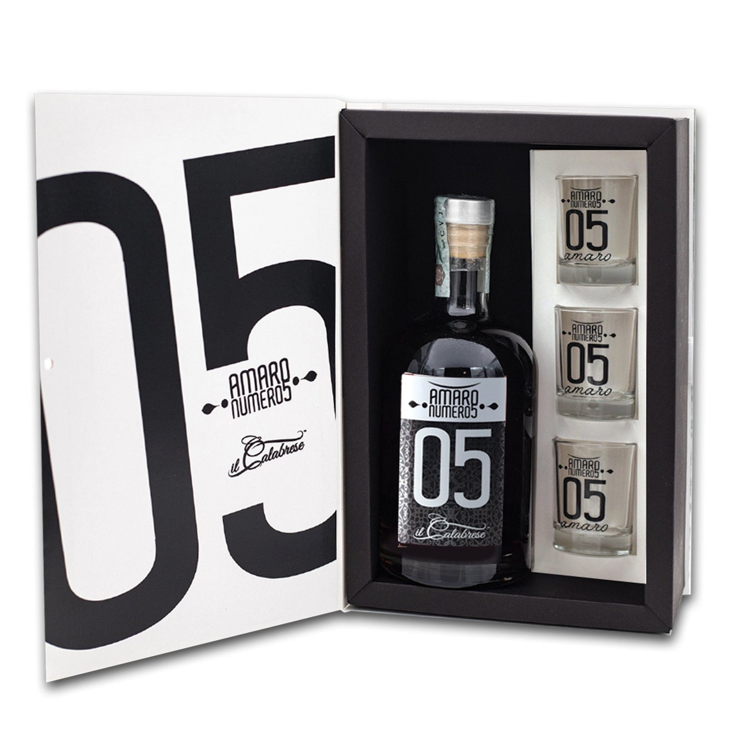 Astuccio Libro "White" Amaro Numero 5